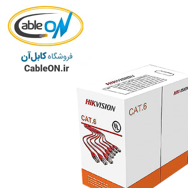 کابل شبکه utp Hikvision cat6 هایک ویژن تست پرمننت