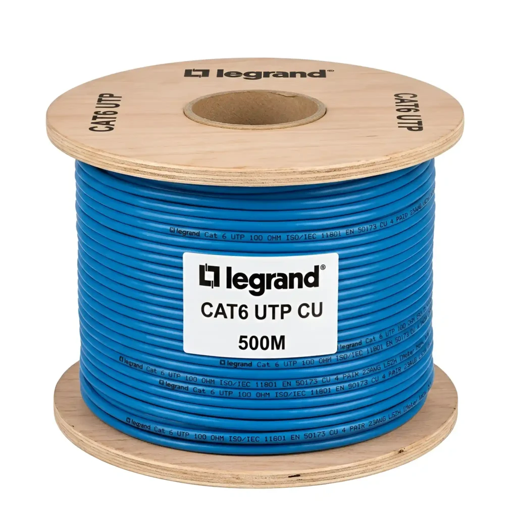 کابل شبکه تمام مس افشان لگراند Cat6 Utp Legrand