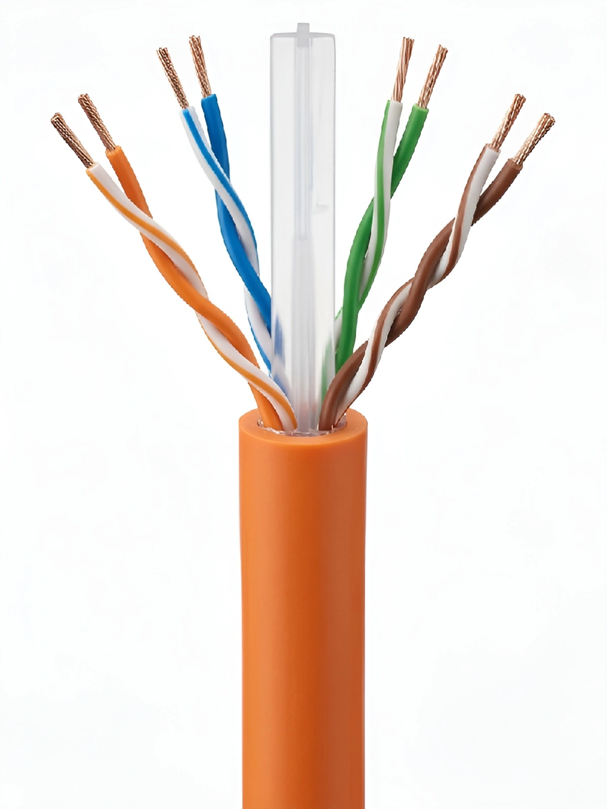 Cable de red Cat6 UTP Nexans CCA کابل شبکه روکش مس افشان نگزنس Cat6 Utp Nexans CCA