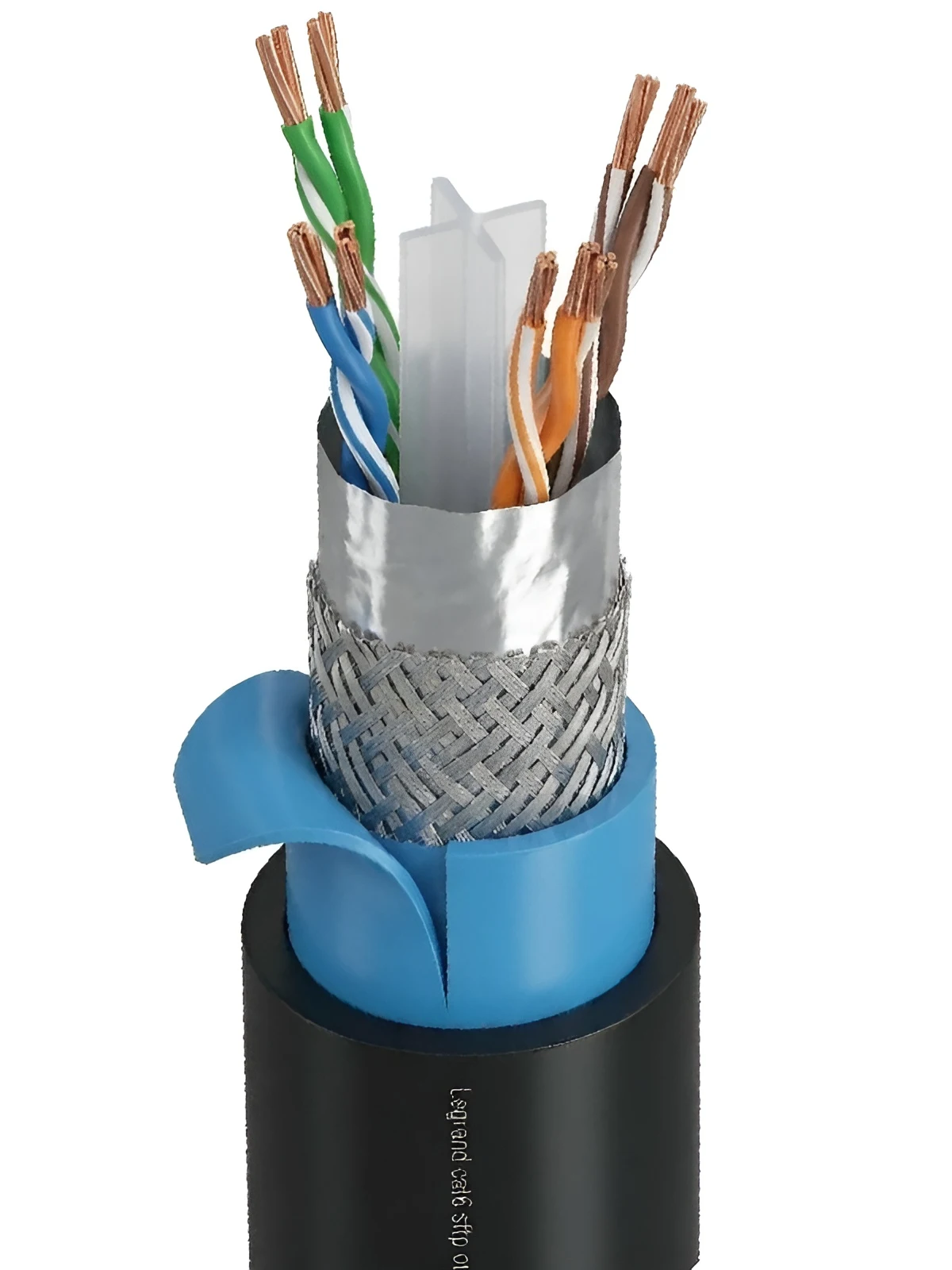 کابل شبکه روکش مس اوت دور دابل جکت لگراند Cat6 Sftp legrand