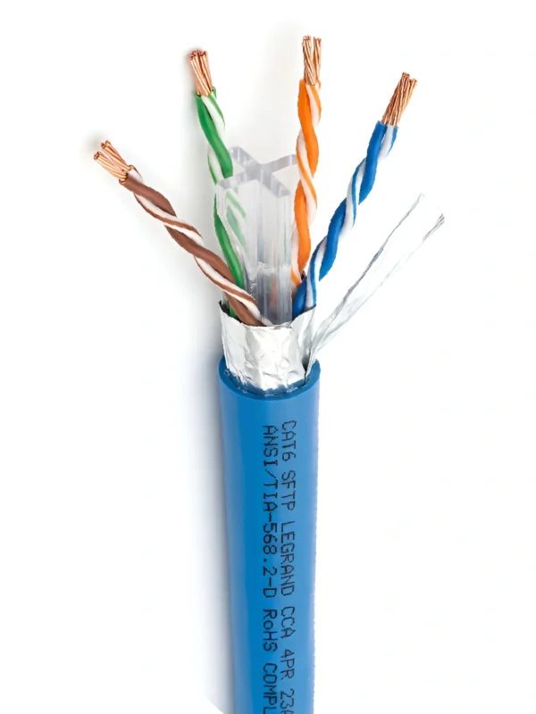 کابل شبکه روکش مس لگراند Cat6 Sftp legrand CCA