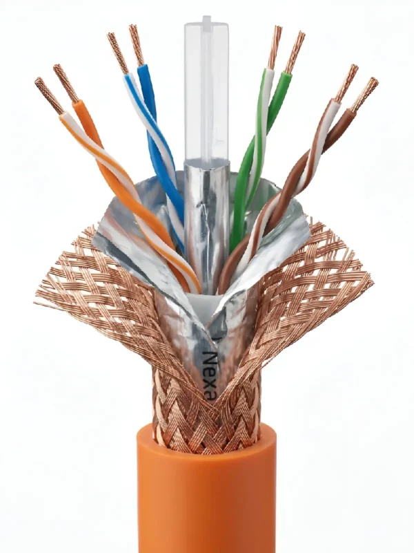 کابل شبکه روکش مس نگزنس Cat6 Sftp Nexans CCA