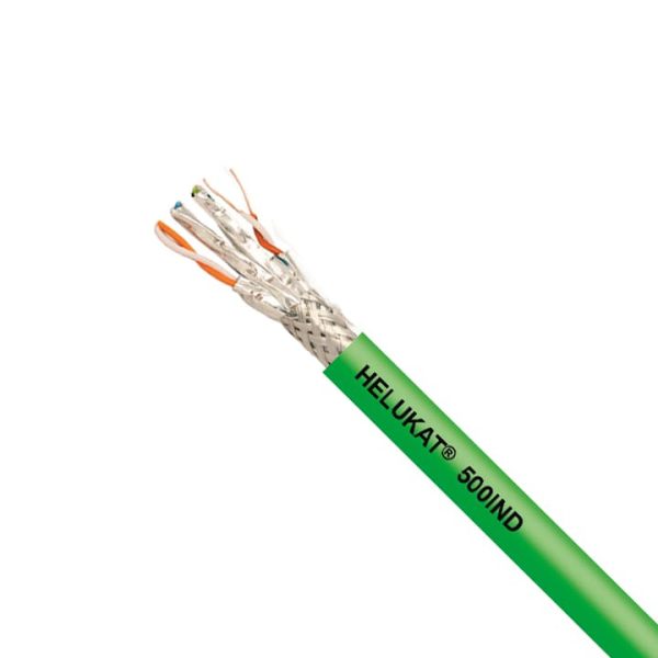 Network cable Cat6a Fftp Helukat 500 4x2xawg 23.1 Helukat all copper with LSZH coating min