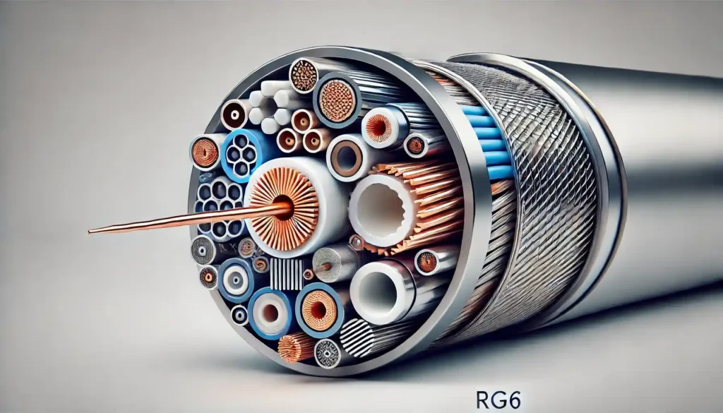 کابل کواکسیال RG6