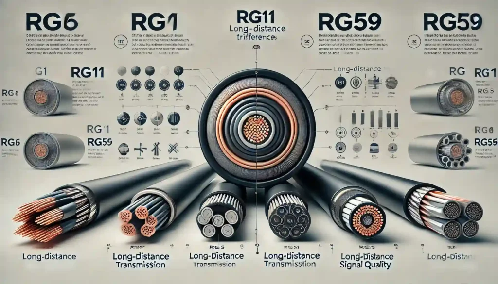 انواع کابل کواکسیال RG11