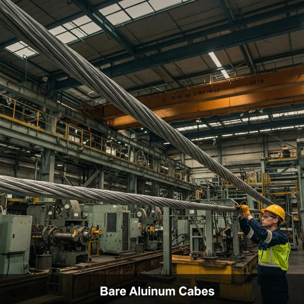 ۵ کاربرد کابل آلومینیومی لخت در صنایع سنگین