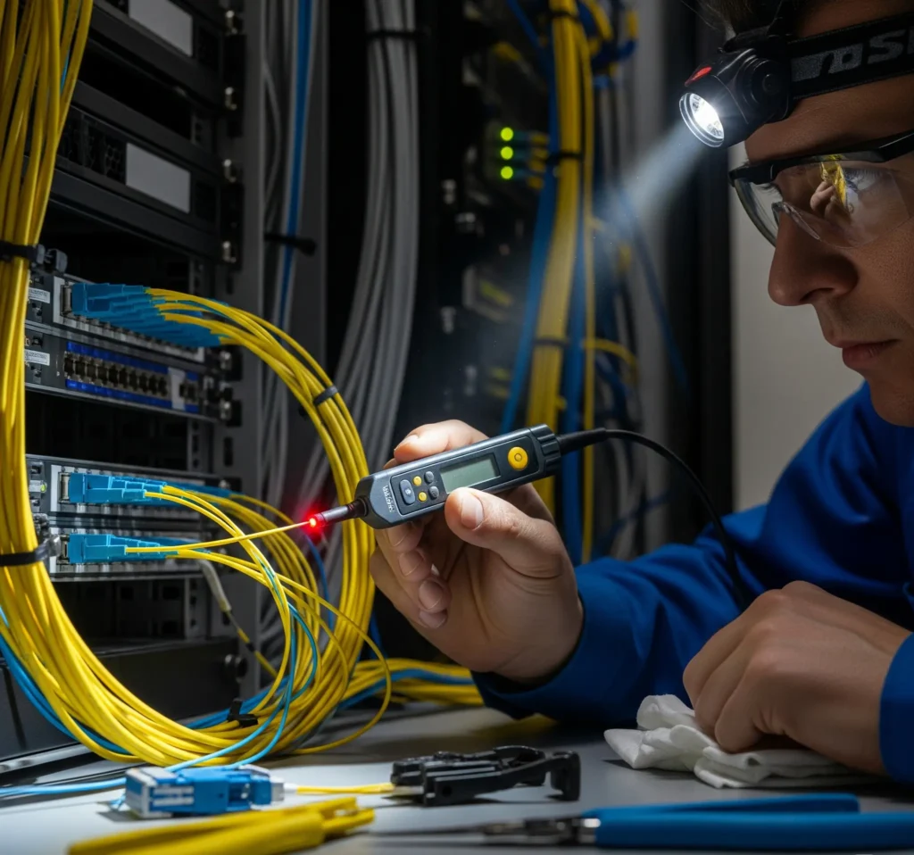 5 تکنیک طلایی عیب یابی کابل فیبر نوری