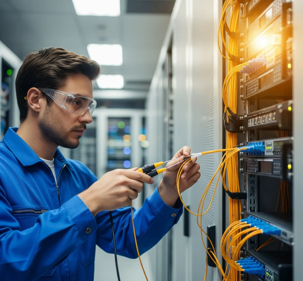 برای نگهداری کابل فیبر نوری