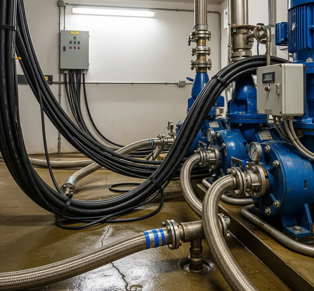 کابل برای پمپ آب