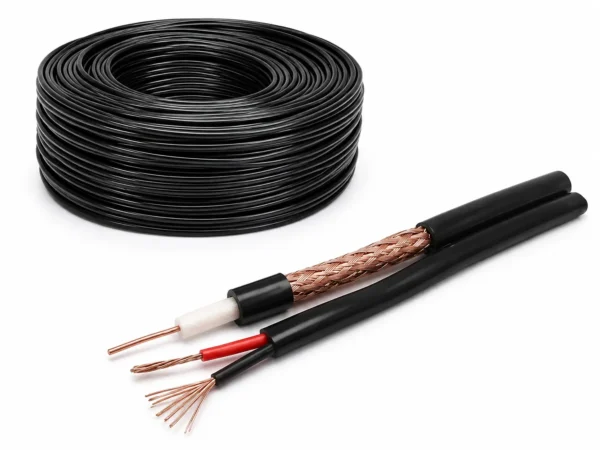 کابل کواکسیال ترکیبی روکش مس Rg59 08/96 (Awg 2*22)