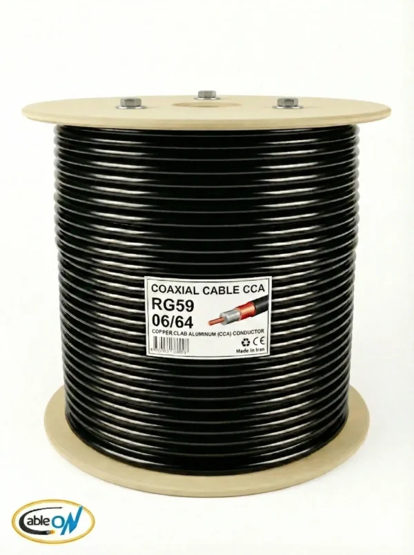 کابل کواکسیال روکش مس Rg59 06/64