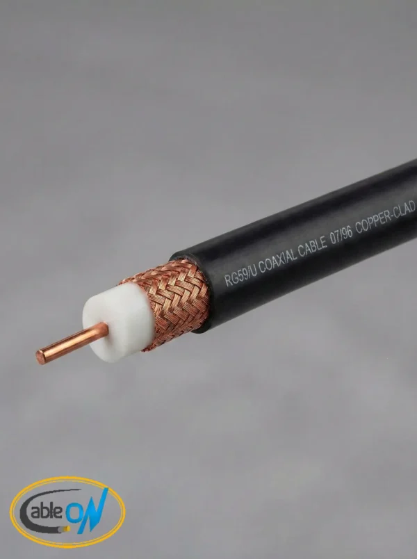 کابل کواکسیال روکش مس Rg59 07/96