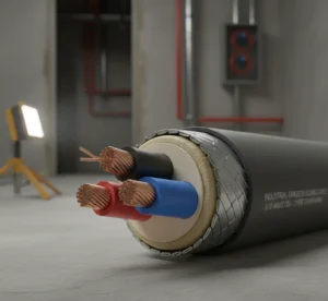 کابل برق ورودی ساختمان