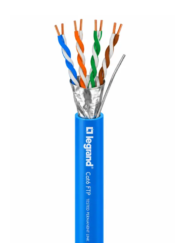 کابل شبکه تست فلوک پرمننت لگراند Cat6 Ftp Legrand