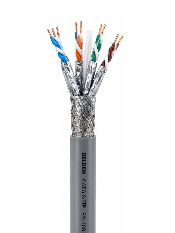 کابل شبکه تست فلوک پرمننت بلدن Cat6 Sftp Belden