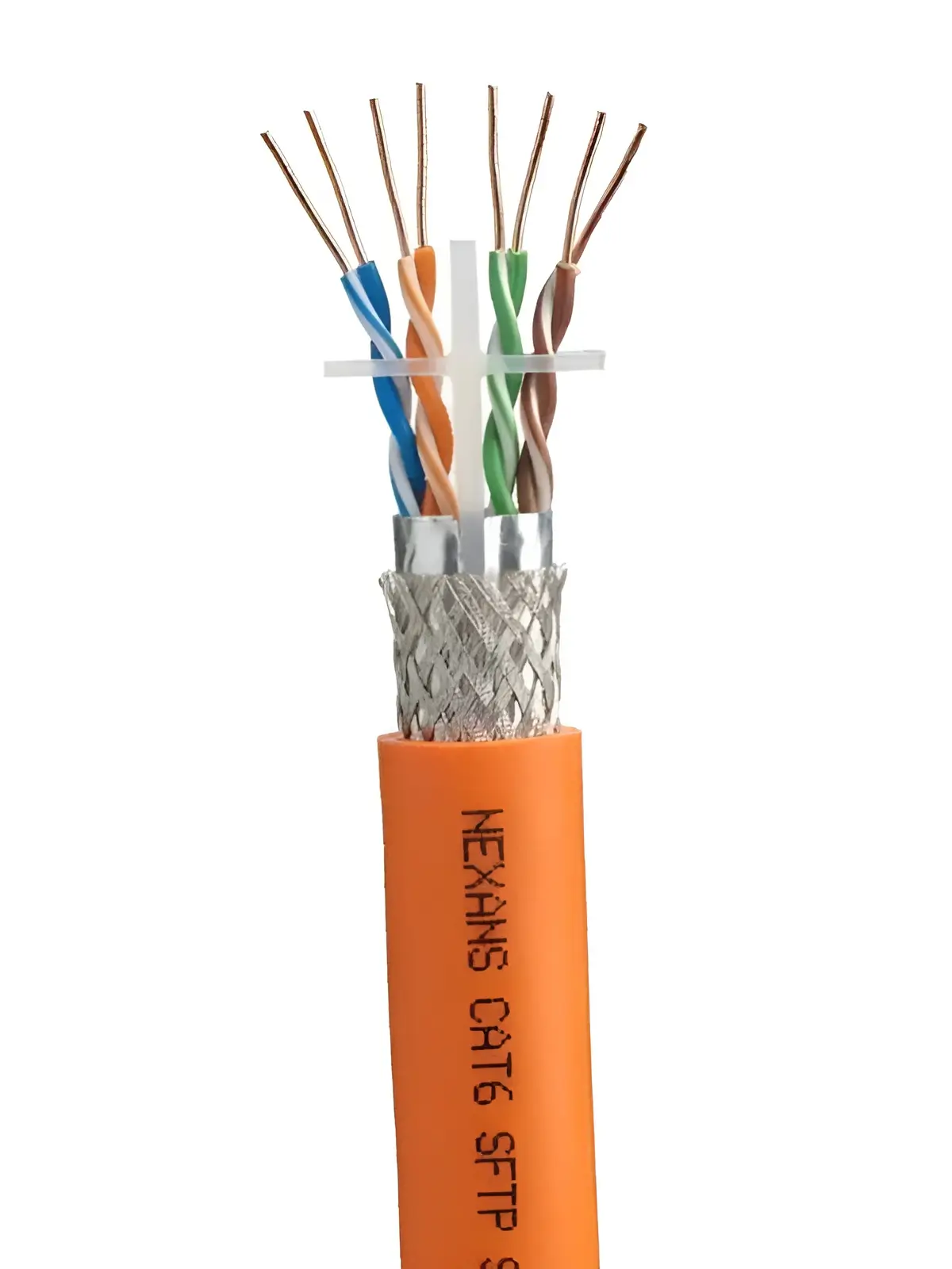 کابل شبکه تمام مس نگزنس Cat6 Sftp Nexans