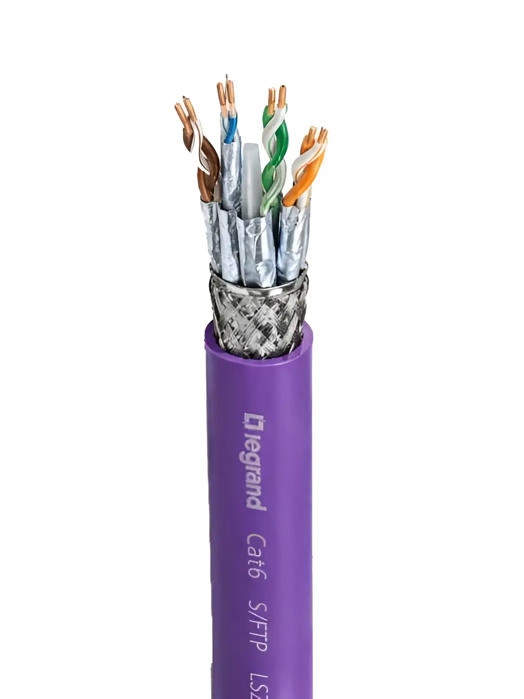 کابل شبکه تست فلوک چنل لگراند با روکش Cat6 Sftp Legrand LSZH