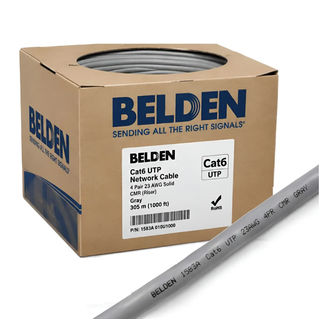 کابل شبکه تست فلوک پرمننت بلدن Cat6 Utp Belden