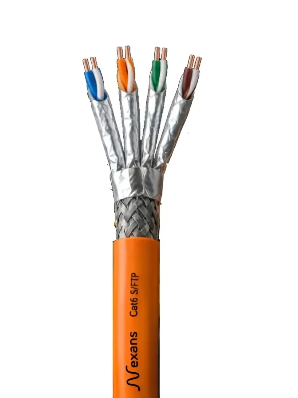 کابل شبکه تست فلوک چنل نگزنس Cat6 Sftp Nexans