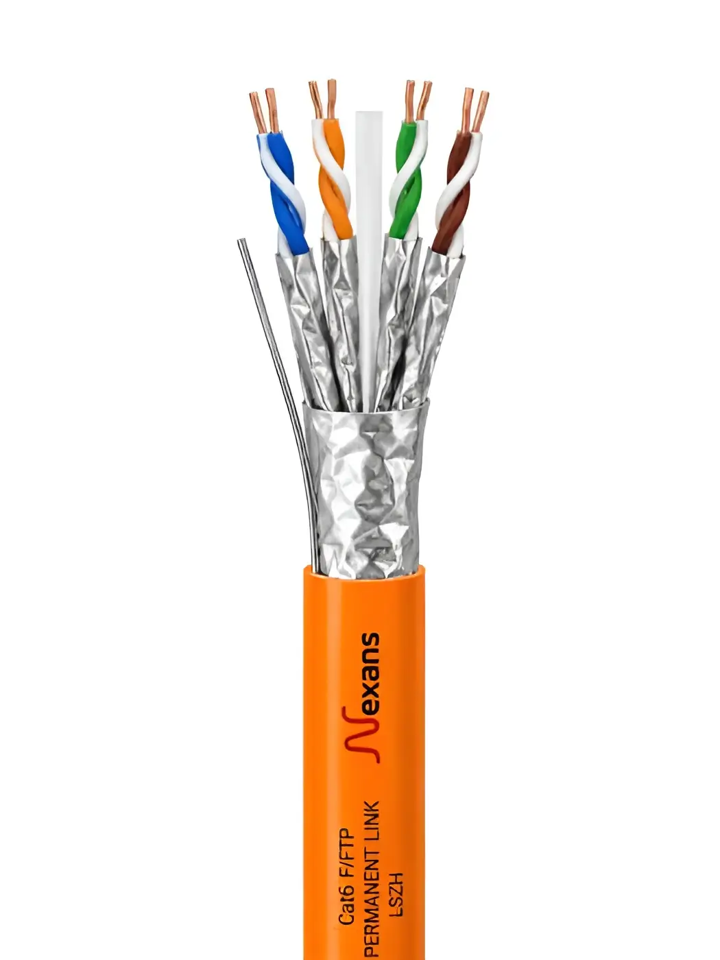کابل شبکه تست فلوک پرمننت نگزنس Cat6 Fftp Nexans