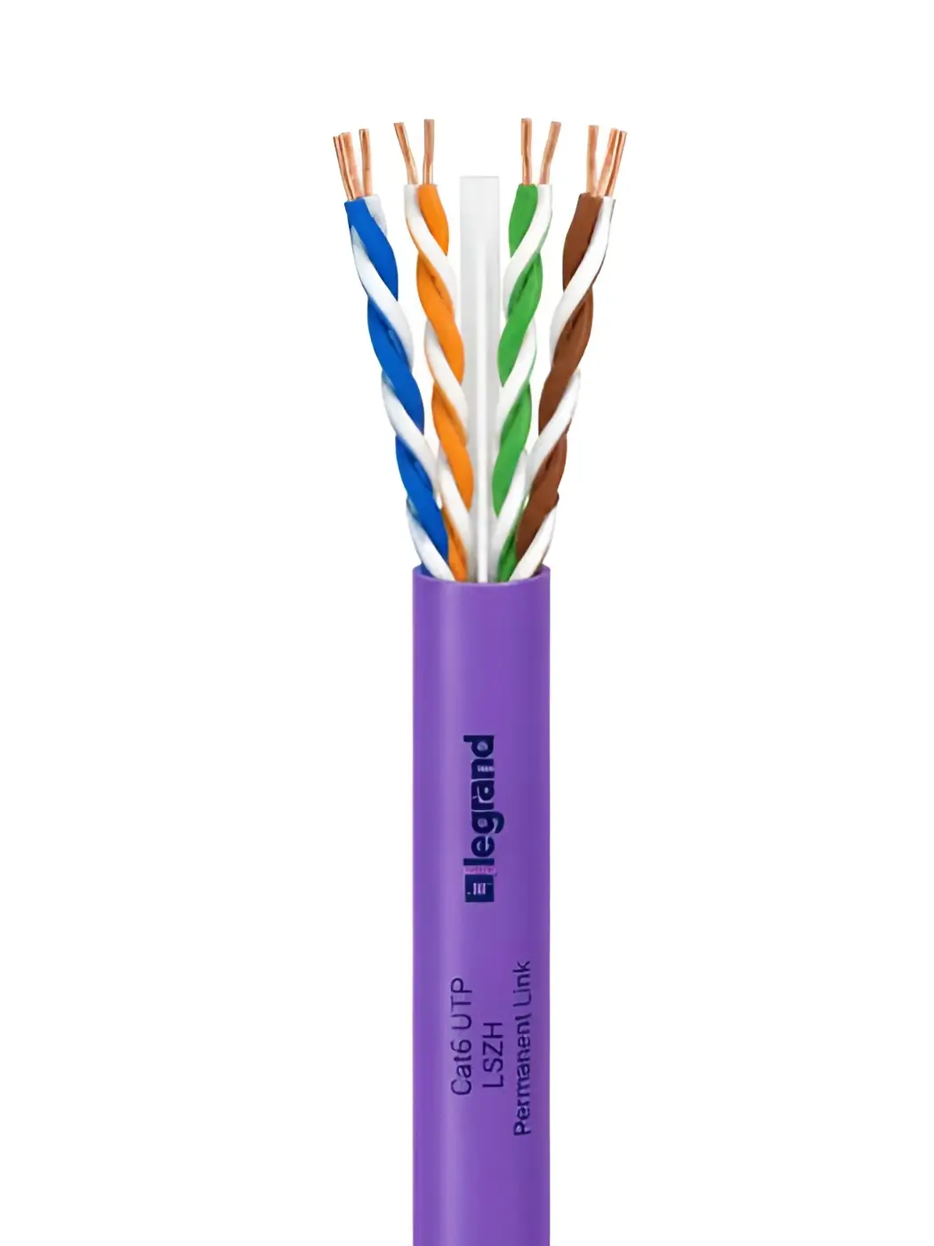 کابل شبکه تست فلوک پرمننت لگراند با روکش Cat6 Utp Legrand LSZH
