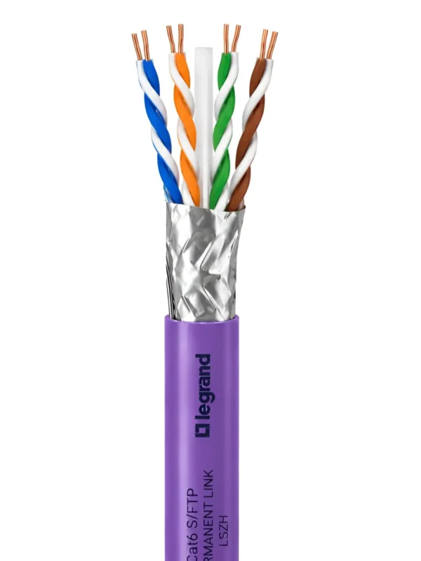 کابل شبکه تست فلوک چنل لگراند با روکش Cat6 Ftp Legrand LSZH