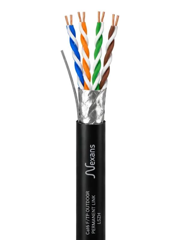 کابل شبکه تست فلوک چنل اوت دور نگزنس Cat6 Ftp Nexans