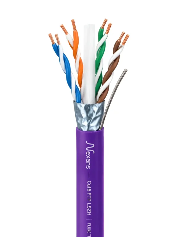 کابل شبکه تست فلوک پرمننت نگزنس با روکش Cat6 Ftp LSZH