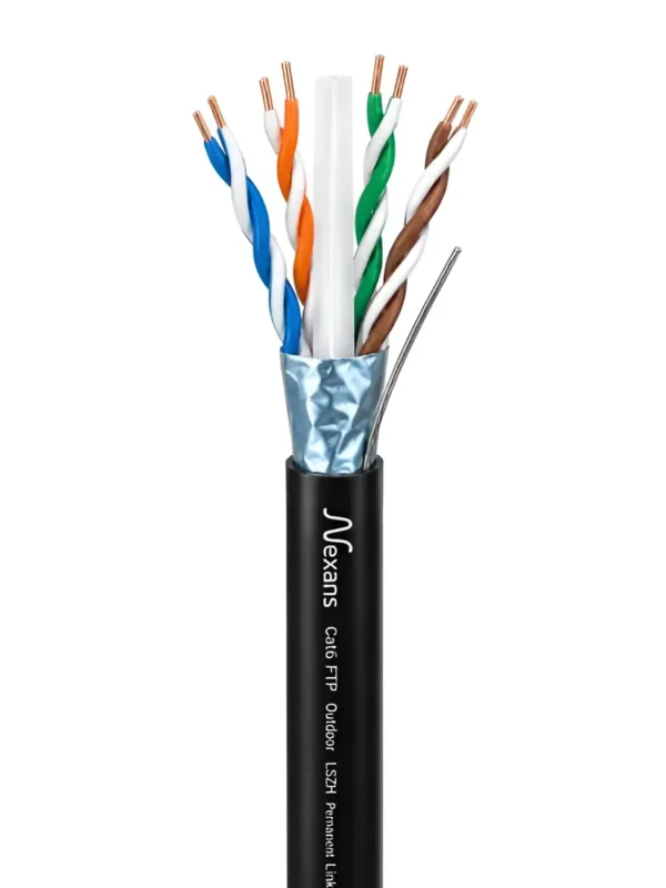 کابل شبکه تست فلوک پرمننت اوت دور نگزنس Cat6 Ftp Nexans