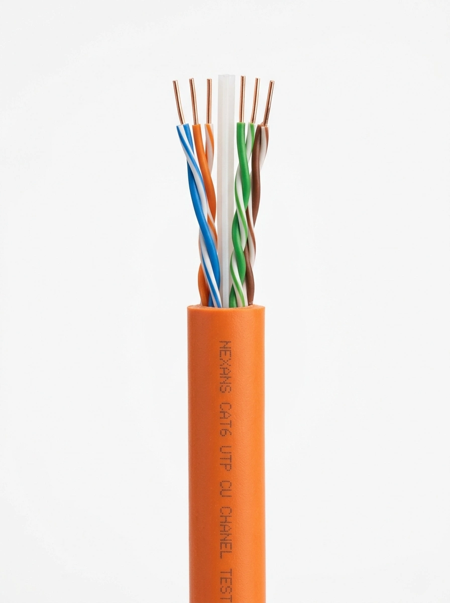 nexans-cat6-utp-cu-chanel-test-شاخص-1 کابل شبکه تست فلوک چنل نگزنس Cat6 Utp Nexans