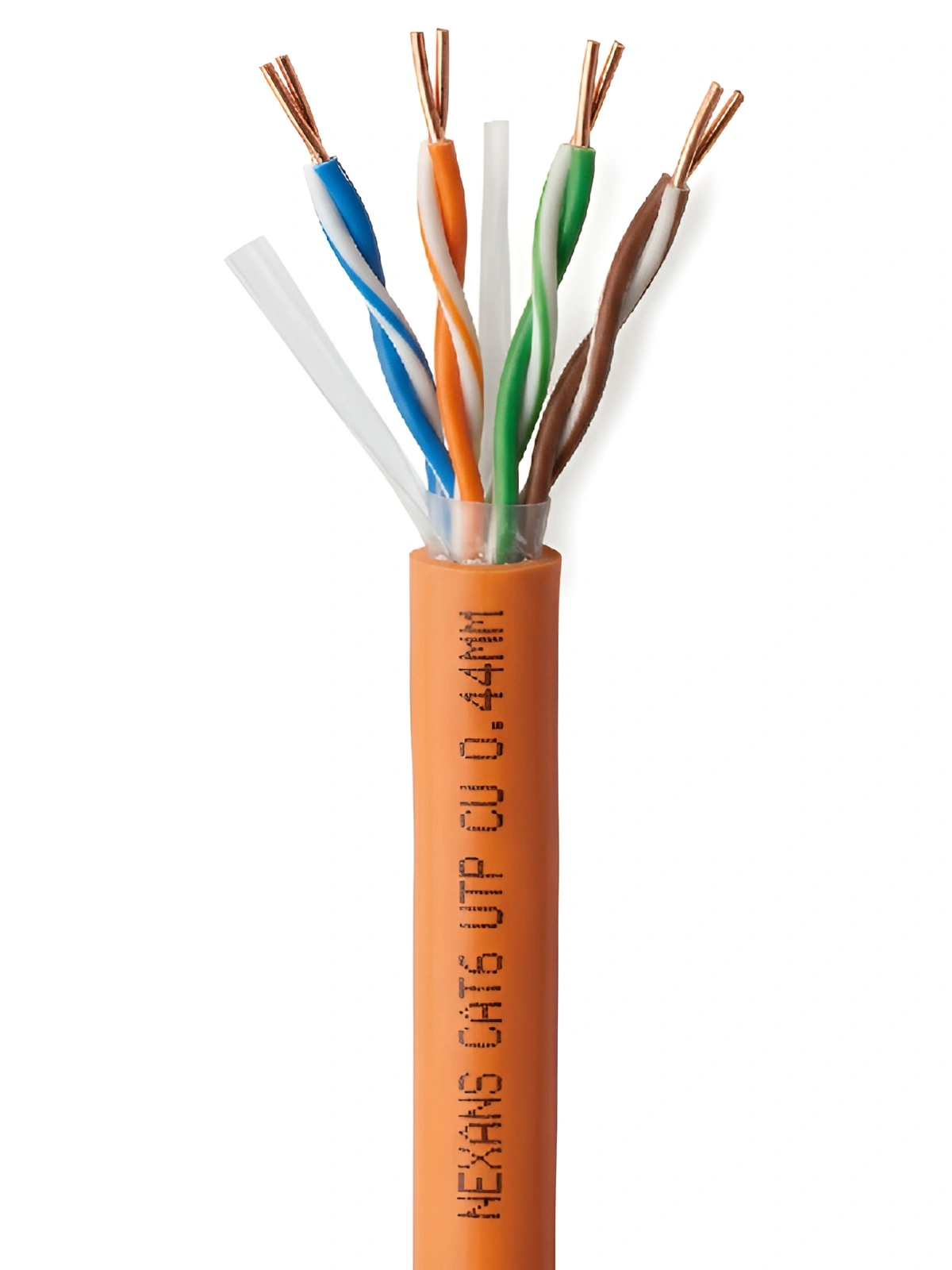 کابل شبکه تمام مس نگزنس 0.44 Cat6 Utp Nexans