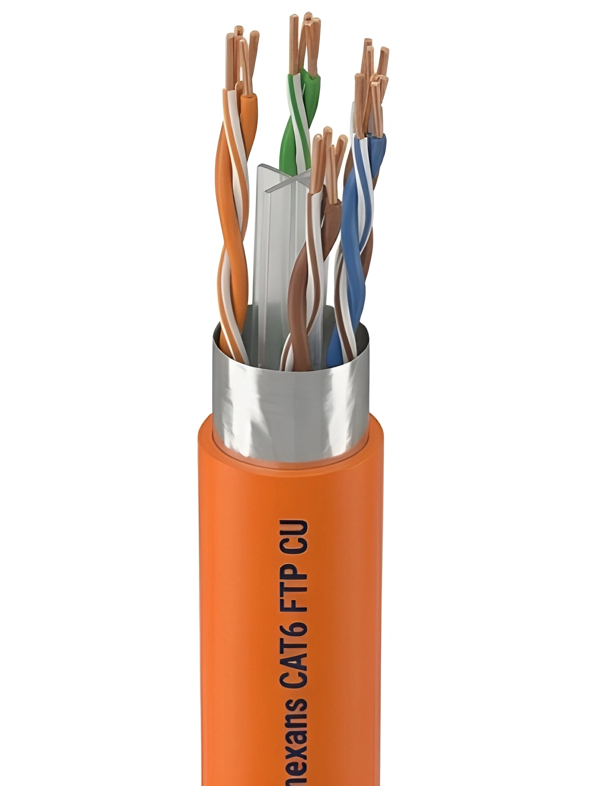 کابل شبکه تمام مس نگزنس Cat6 Ftp Nexans