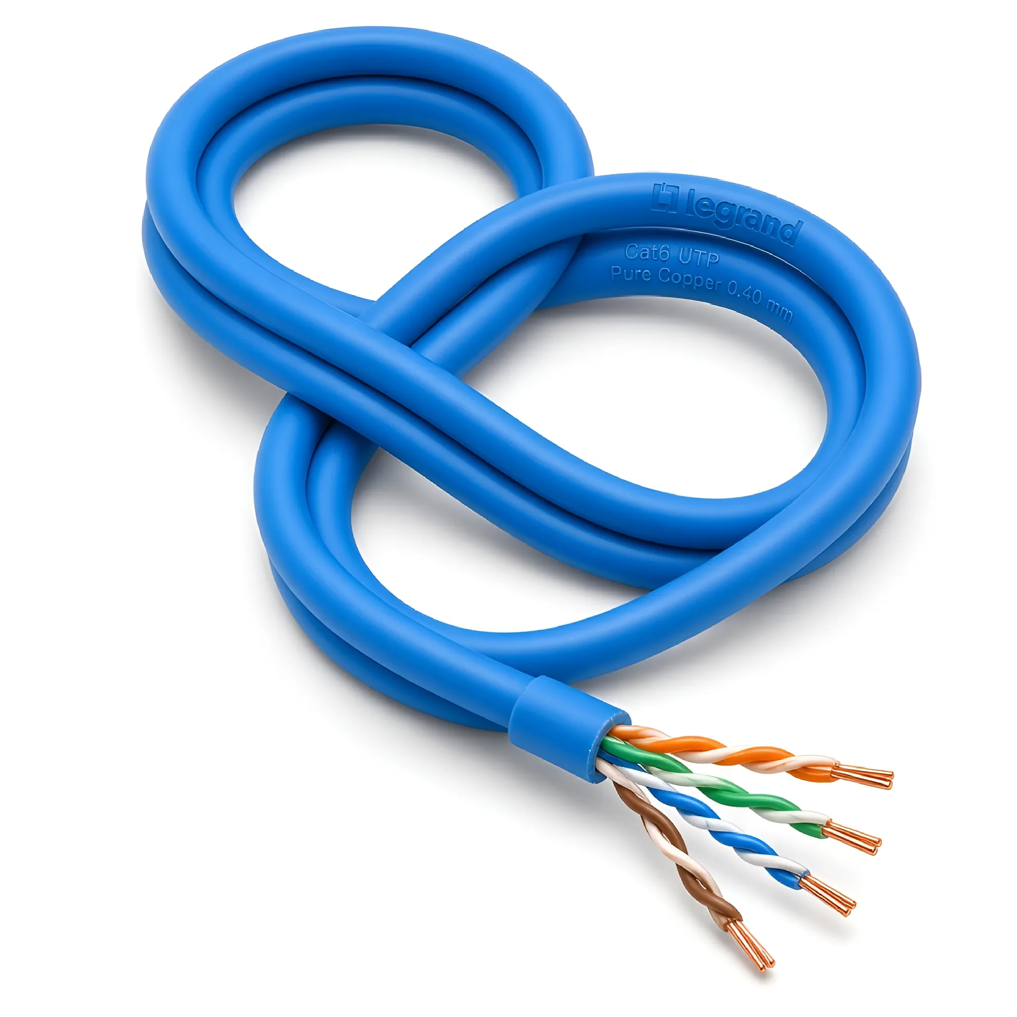 کابل شبکه روکش مس لگراند 0.40 Cat6 UTP