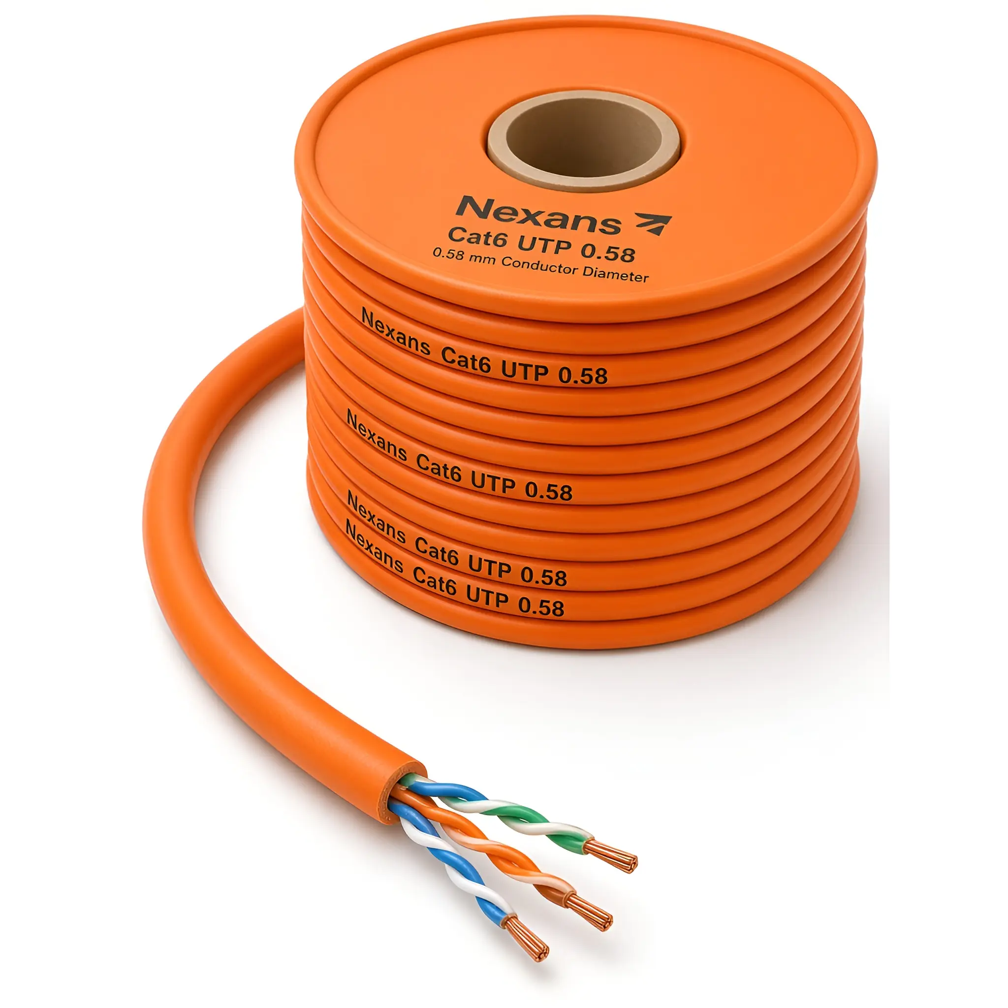کابل شبکه روکش مس نگزنس Cat6 Utp Nexans CCA